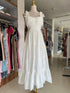 Summer Ruched Tie Up Strap Long Tiered Dresses
